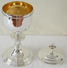 English sterling silver Ciborium